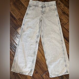 Zara  Light Gray Relaxed Jeans 13/14